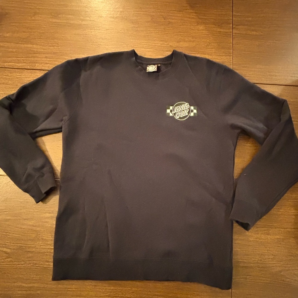 Pacsun Men's Santa Cruz black sweatshirt with screen. . Size Large, EUC